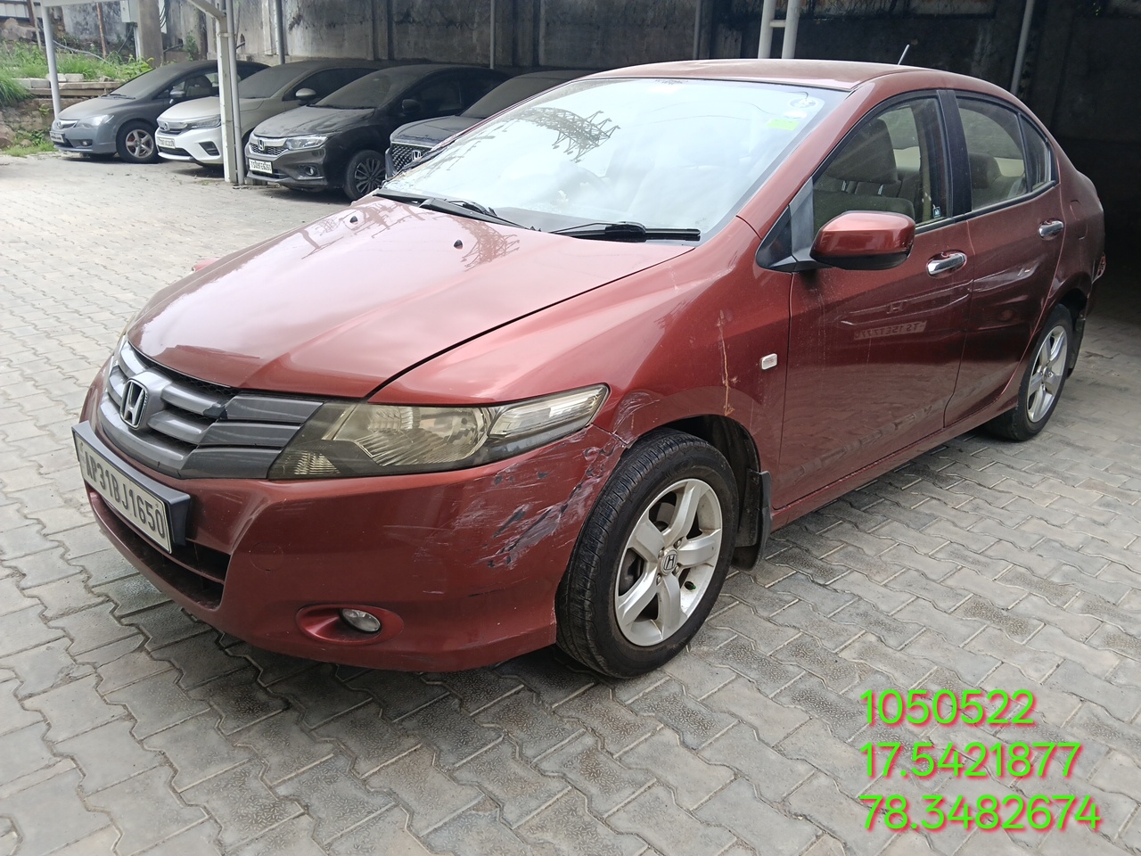 HONDA CITY I VTECH V,2010,Petrol,HYDERABAD,TS(WITHOUT RC)