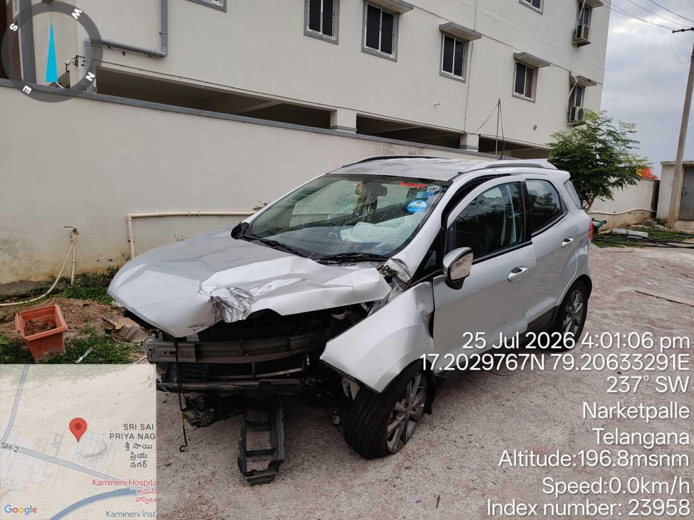 FORD ECOSPORT 1.5 PETROL (2020), NALGONDA,Telangana, (With RC)