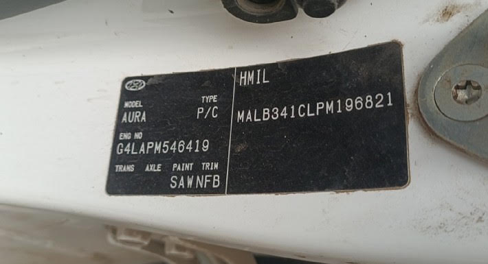 HYUNDAI AURA 1.2 MT CNGSX (2023), NASHIK ,MAHARASHTRA , (WITH RC)