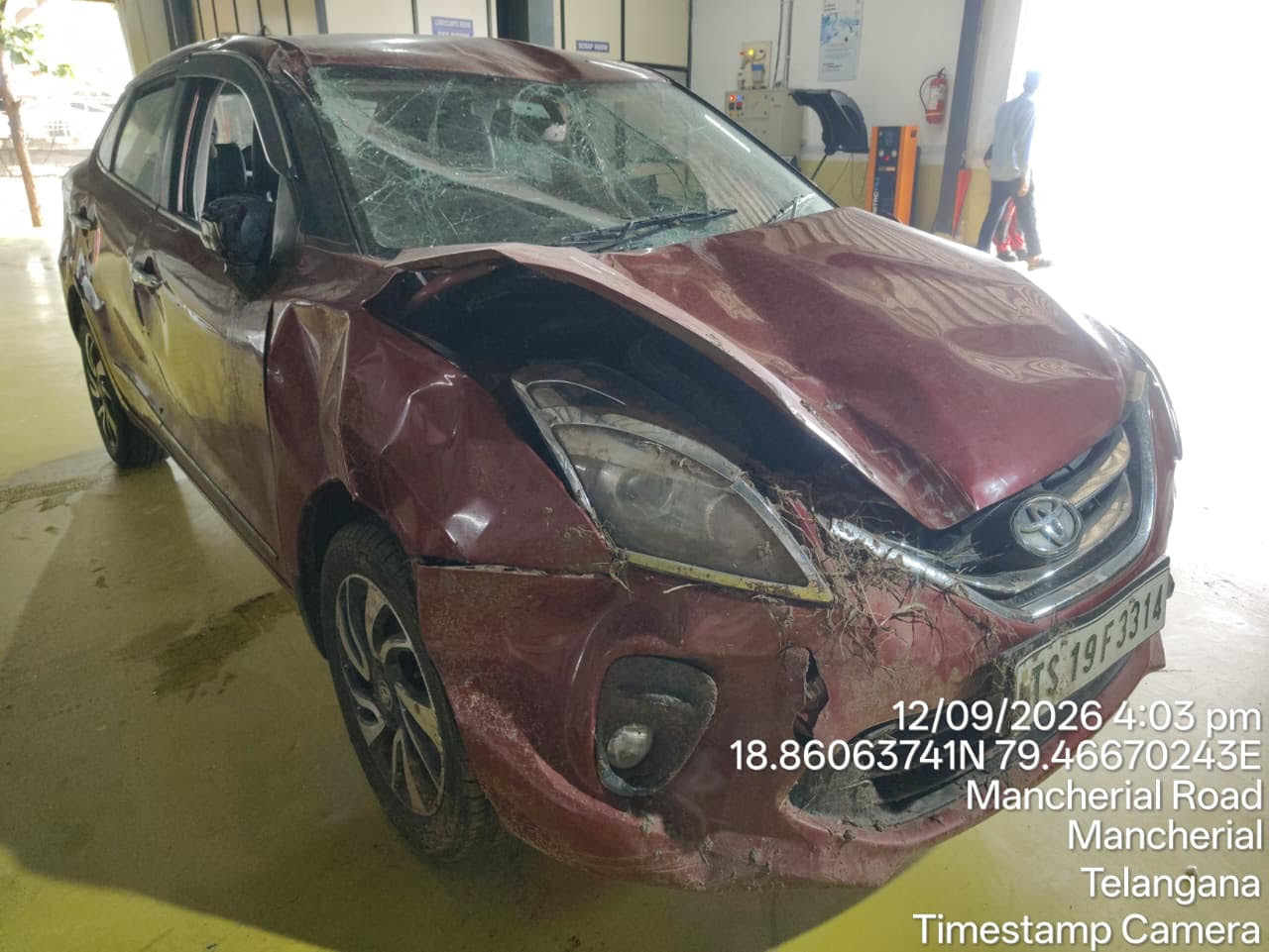 TOYOTA GLANZA V(MT) BSVI (2020), MANCHERIAL,TELANAGANA, (With RC)